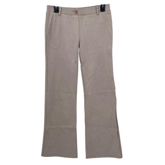 Betabrand Pants Womens Medium Khaki Dress Yoga Classic Boot Cut Stretch‎ Office - Picture 1 of 4